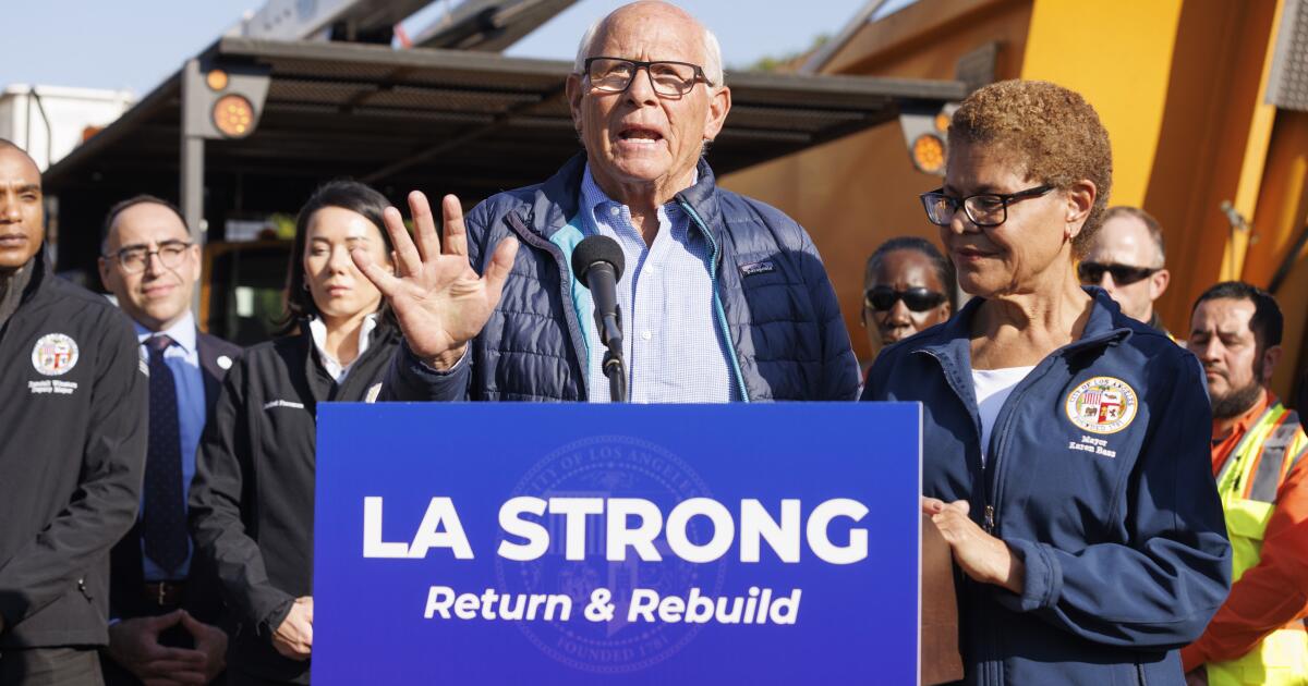 Steve Soboroff to lead Los Angeles wildfire recovery efforts