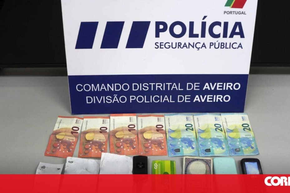 Suspeito de tráfico de droga em Aveiro, Portugal, colocado em prisão preventiva