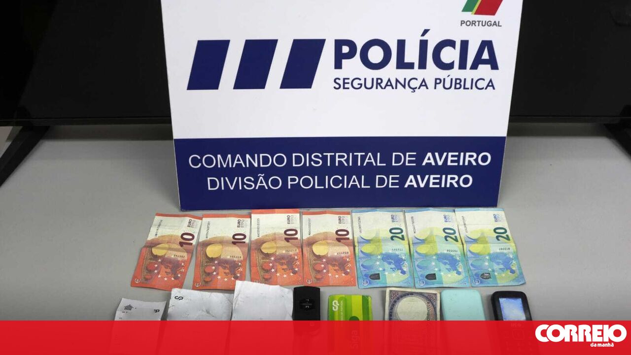 Suspeito de tráfico de droga em Aveiro, Portugal, colocado em prisão preventiva
