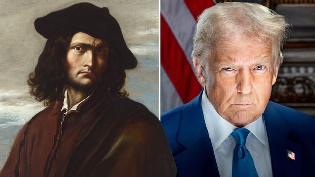 The 17th-century painting that reveals this mysterious image