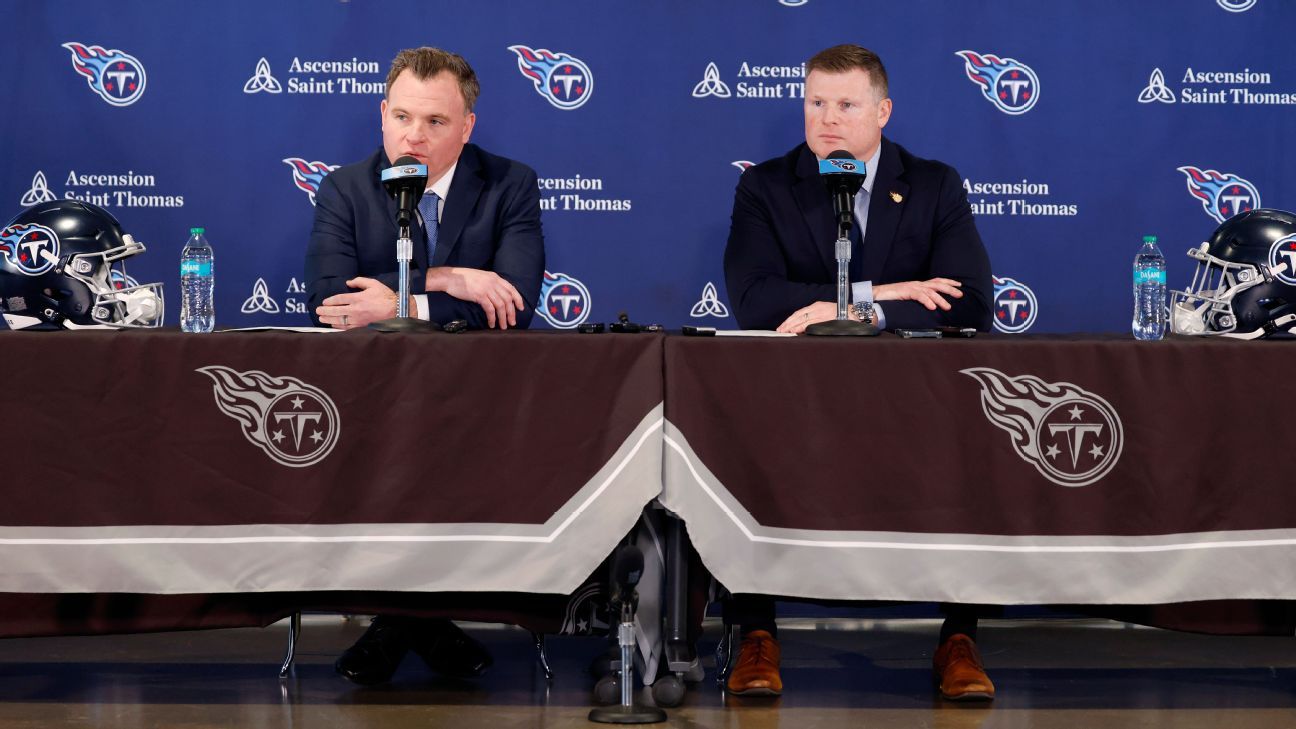 Titans general manager Mike Borgonzi willing to trade No. 1 pick in NFL draft