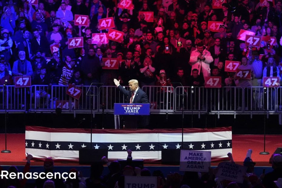 Trump: “Amanhã terminará quatro anos de declínio americano”