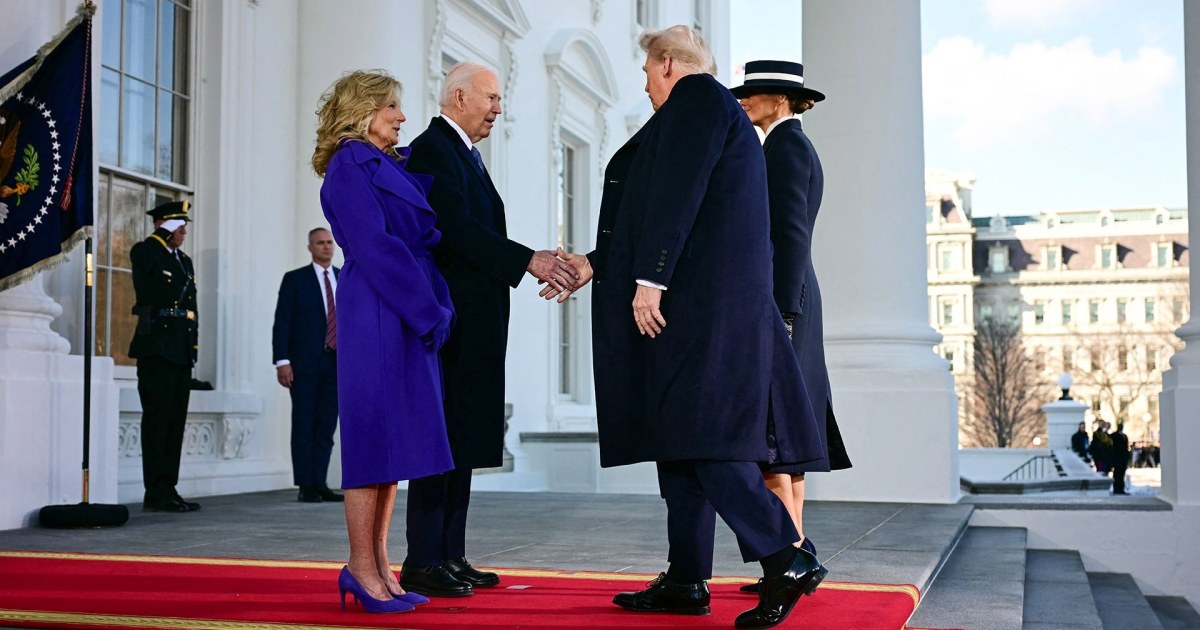 Trump family welcomed by Biden family at White House ahead of inauguration