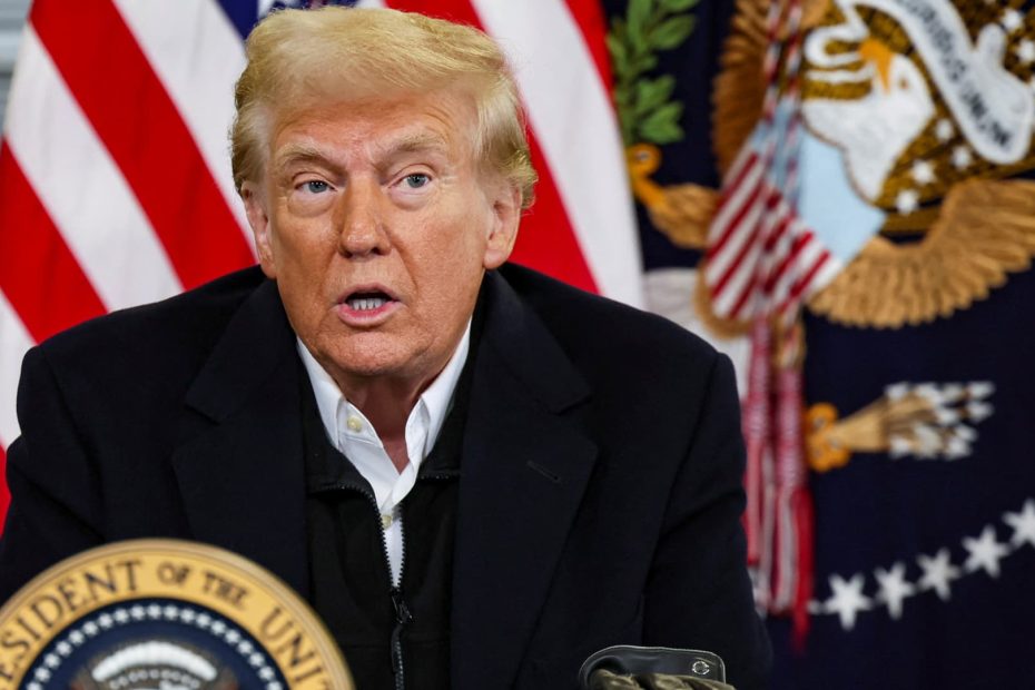 Trump suggests ending FEMA before visiting California fire sites