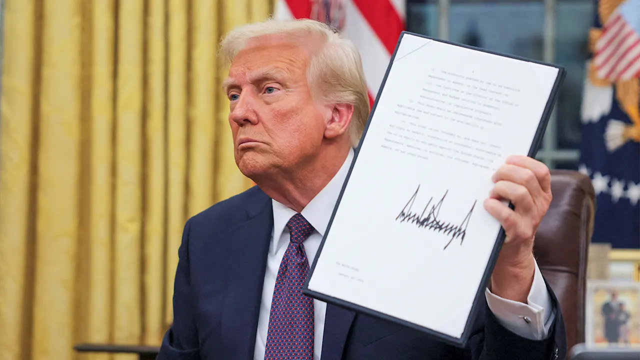 Trump's 'shock and awe': Forget the first 100 days, the new president shows off a frenzied pace in his first 100 hours