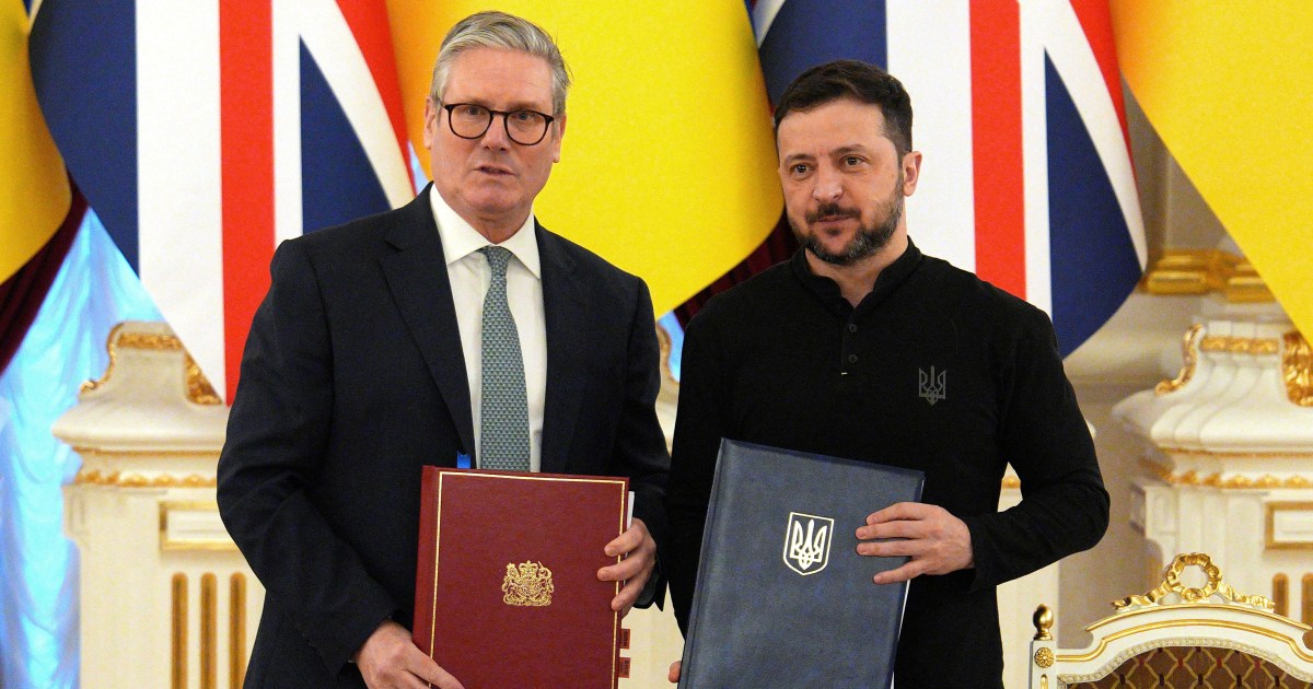 UK and Ukrainian leaders sign 'landmark' 100-year deal Russia-Ukraine war news