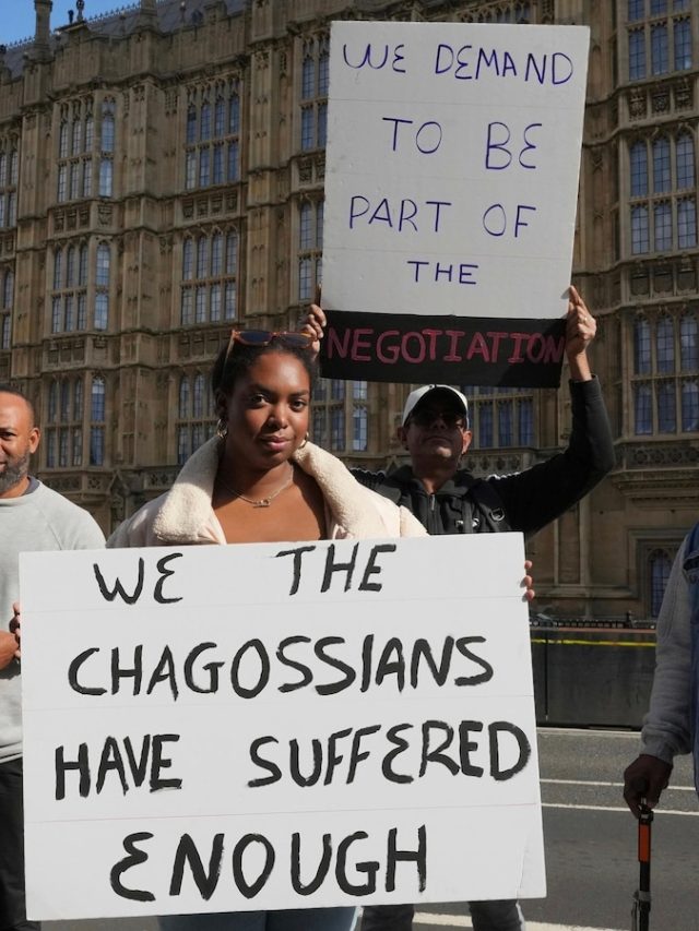 UK says Chagos deal won't be finalized before talks with Trump
