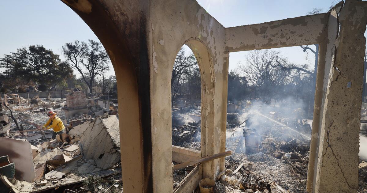 View assessments of damaged homes in Pacific Palisades and Altadena