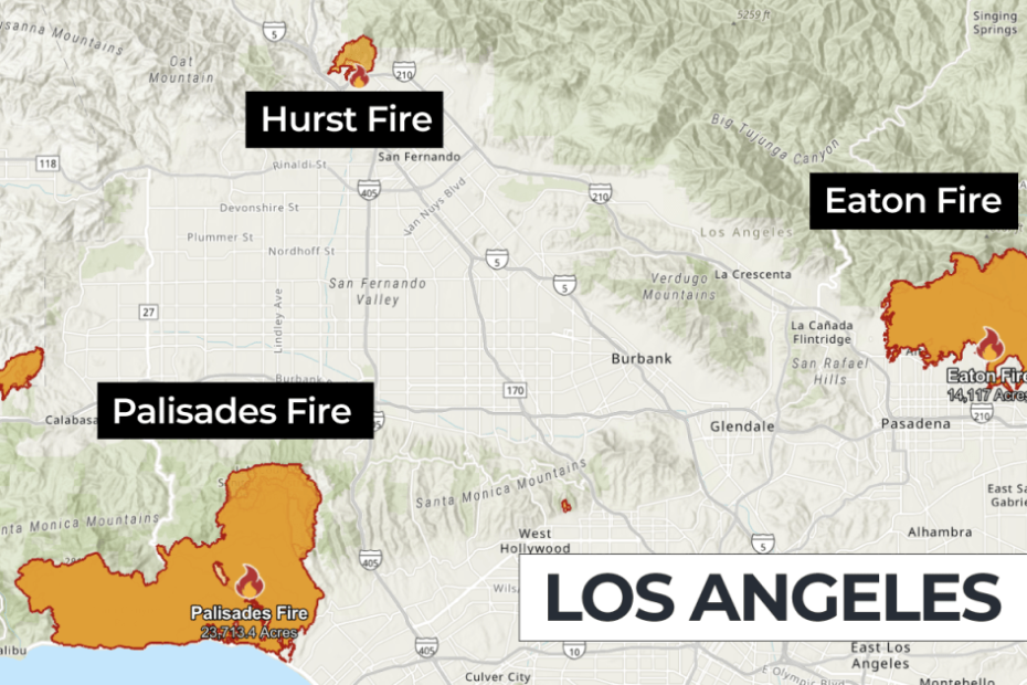Where are the Los Angeles fires still burning? Why are they so destructive? |Climate Crisis News