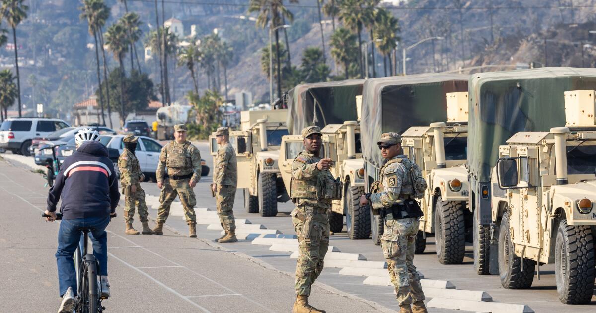 After the bass reversing course, Palisades Fire Checkpoint will retain