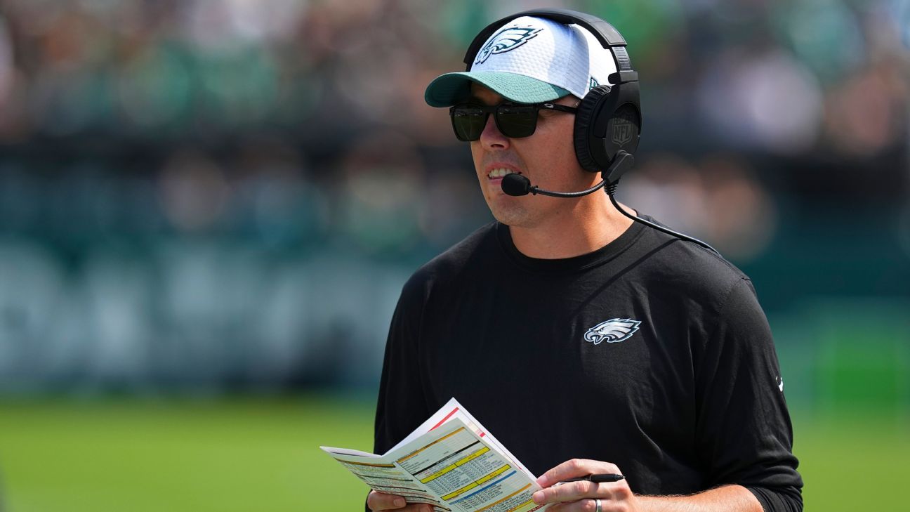 Eagles OC Kellen Moore avoided the Saint's speech and focused on SB