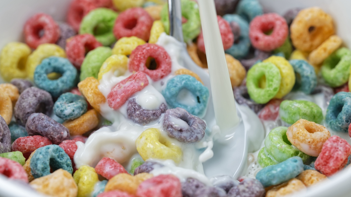 For children, not adult advertisements, driving sugar -containing grain sales: lens