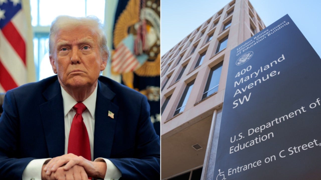 How does Trump implement the campaign commitment to eliminate the education department? Expert weight