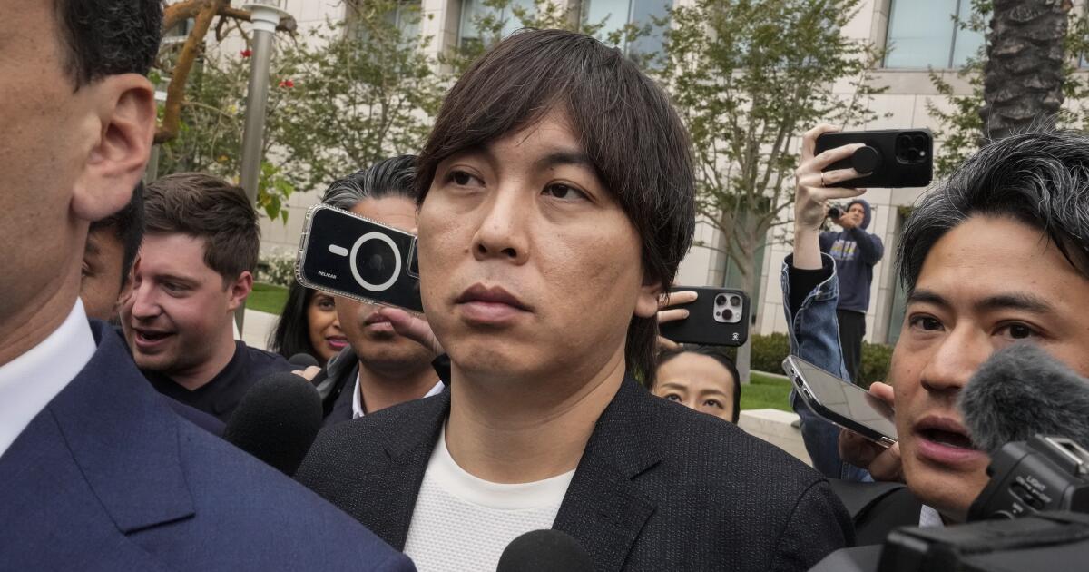 Interpreter stole from Shohei Ohtani faces jail at the time of verdict