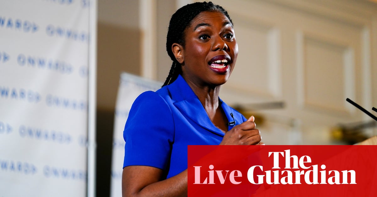 Kemi Badenoch confirms she tells Conservative staff they need to do better – UK Politics Live | Politics