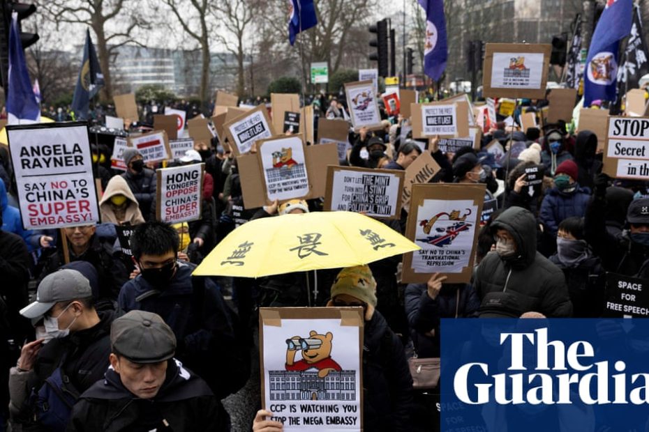 Large-scale protests against China's "big giant" occurred in London | London