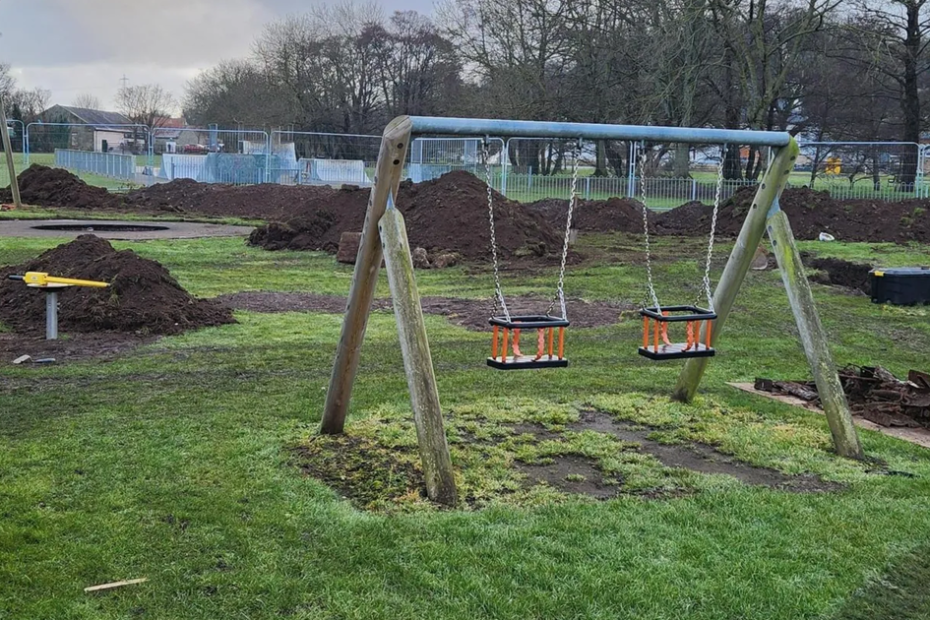 More than 170 World War II bombs were found under children's playground in England
