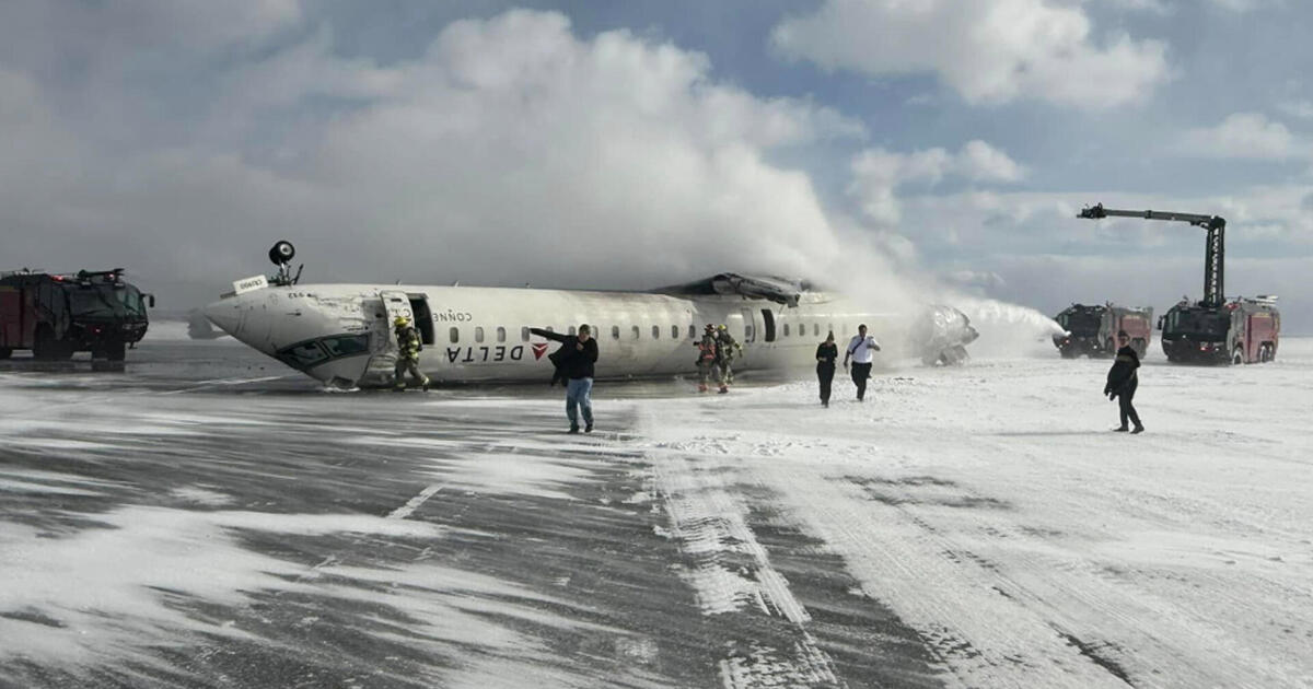 Passengers of the Delta plane described the crashing ground in Toronto, reversed: “Everything went sideways”