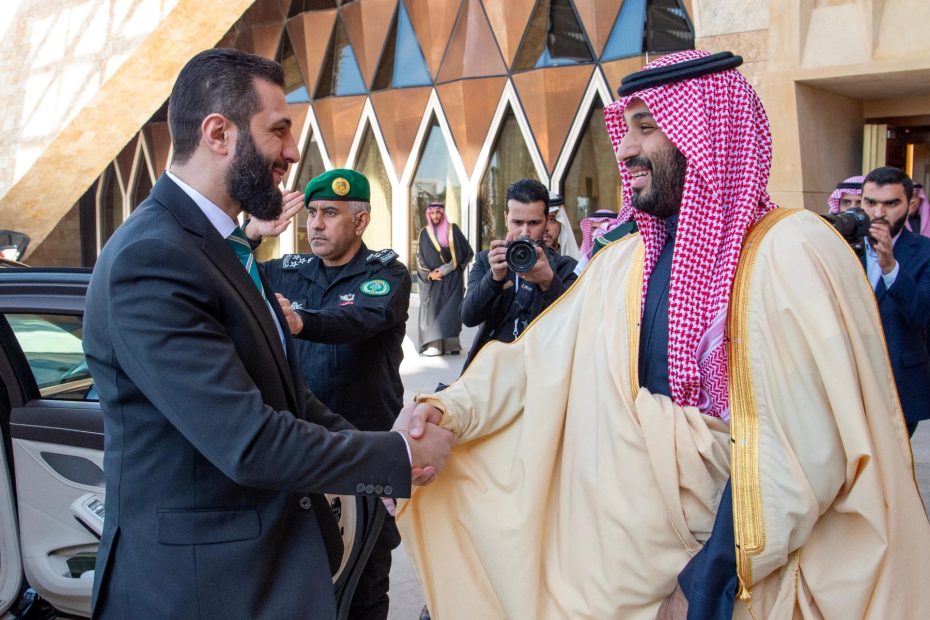 Syrian President Al-Sharaa met MBS in Saudi Arabia in the first foreign trip | Political News
