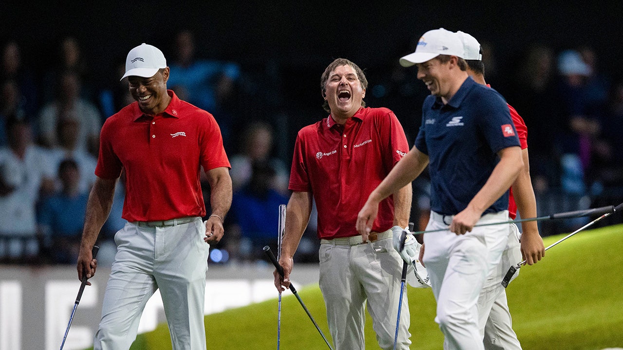 Tiger Woods has a funny mix with TGL teammates