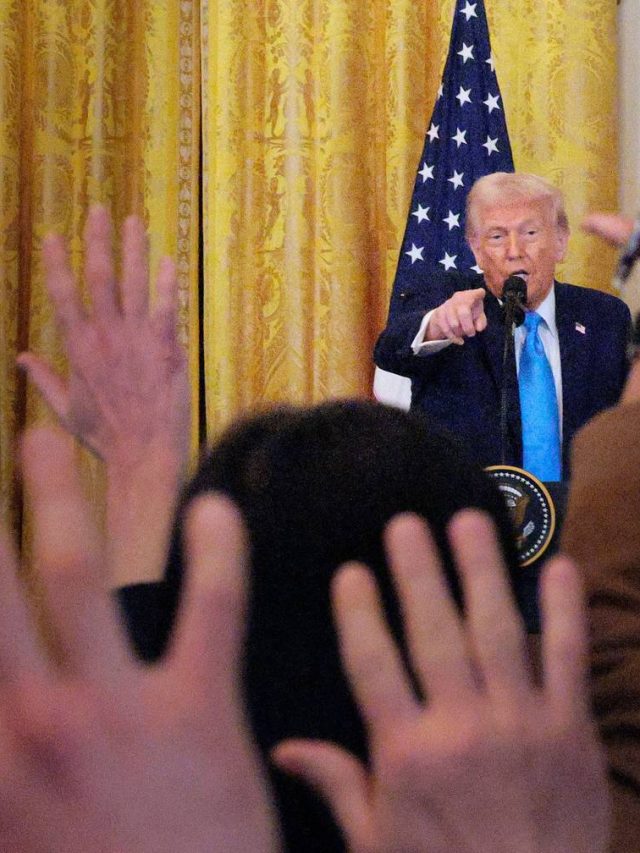 Trump quer que os Estados Unidos “assumam controle sobre a faixa de Gaza” e “reconstruam”, enquanto os palestinos reinstalam “permanente”