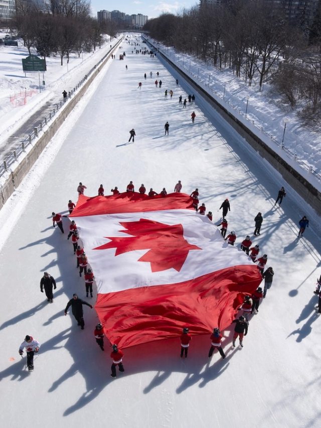Trump wants to make his country a nation, Canadians commemorate their flag anniversary
