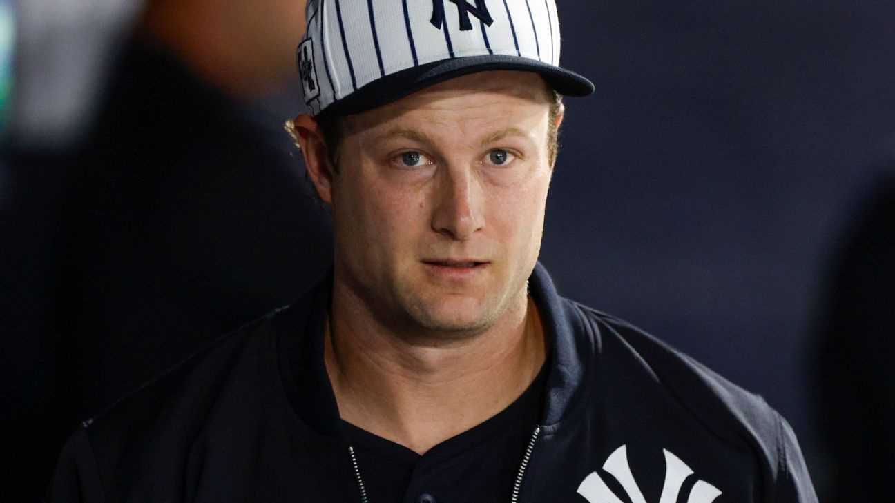 Yankee's Cole watches clear the checkpoint after surgery