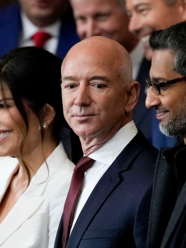 Trump-Bizos' phone sets the stage of Amazon's tense income reporting