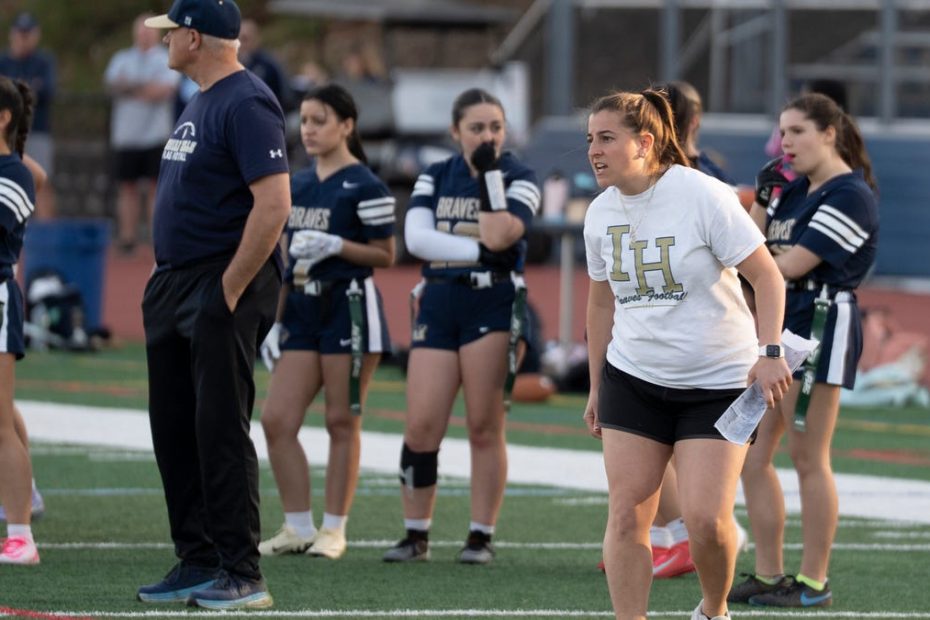 WFAN host coach Indian mountain girls flag football