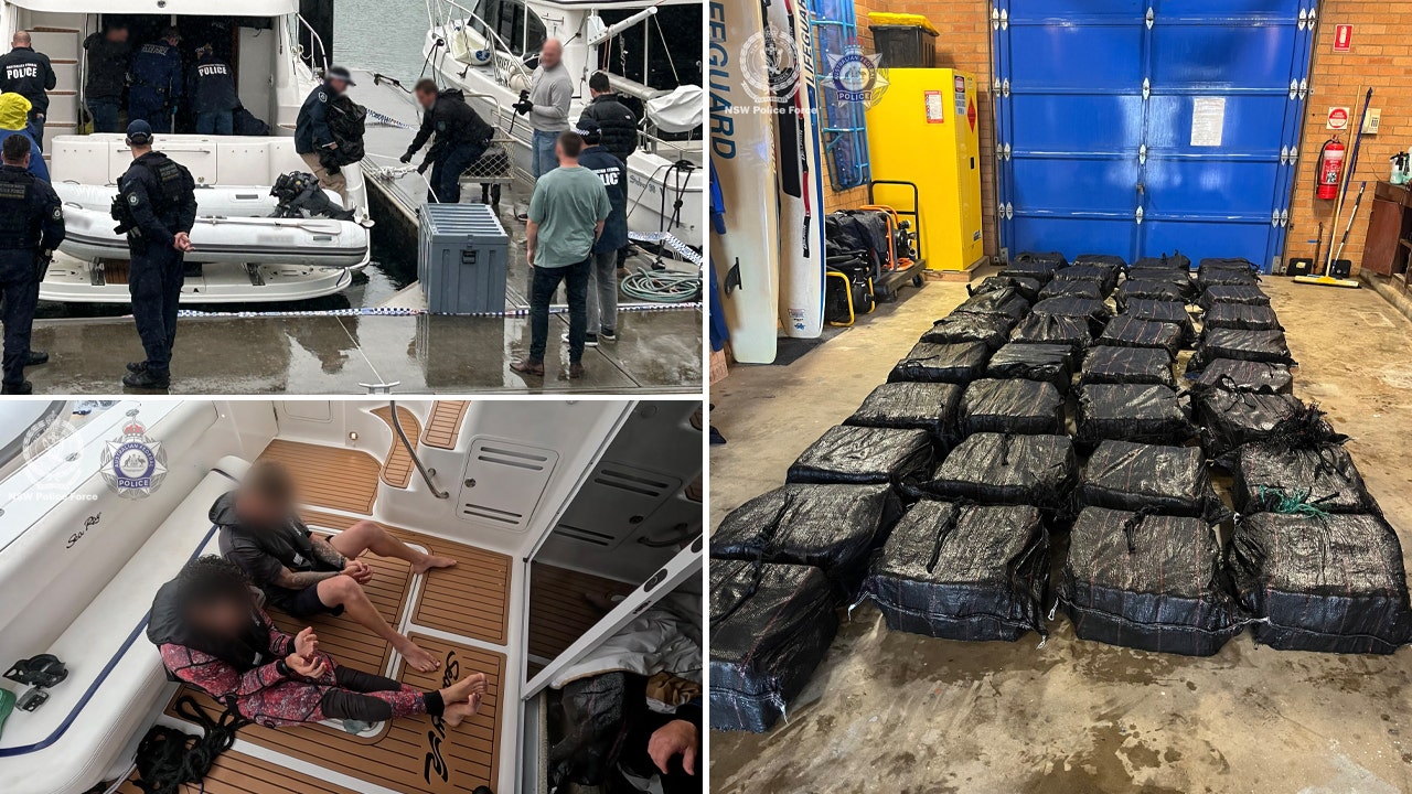 5 men arrested on mass cocaine bust on Australian coast