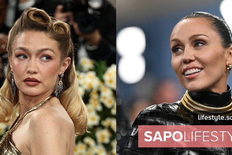 9 produtos de baixo custo recriam Gigi Hadid e Miley Cyrus Introduce Met Gala - Realidade