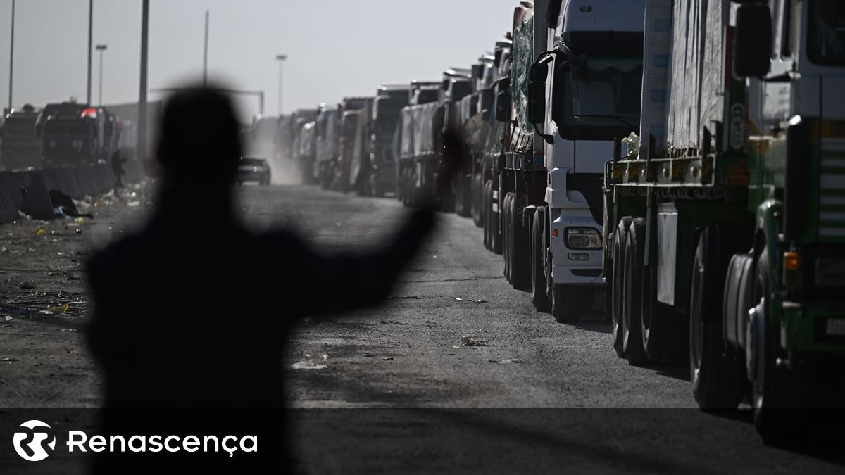 A ONU anuncia a entrada de 198 caminhões humanitários em Gaza