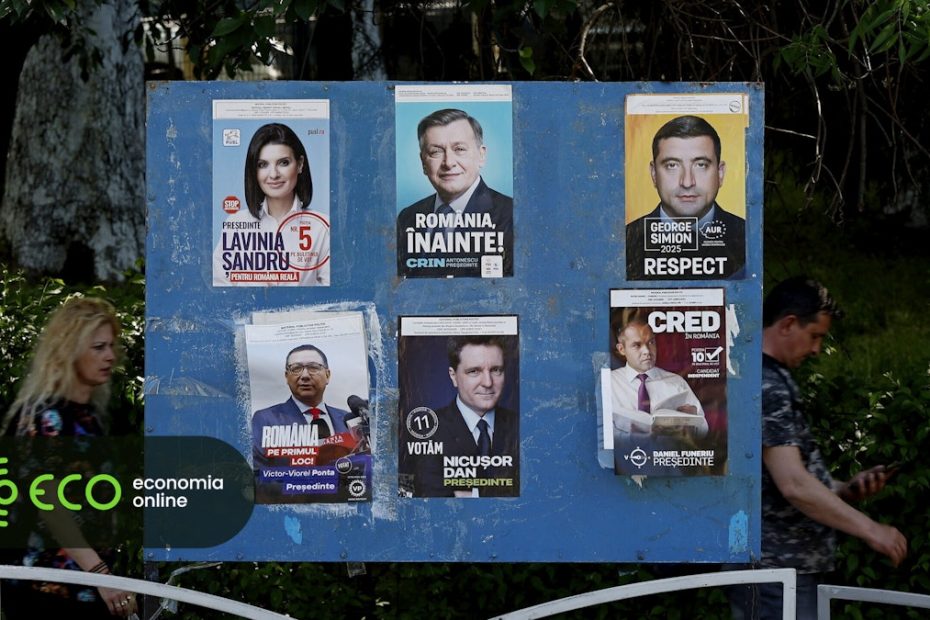 A campanha presidencial romena termina com a controvérsia supostamente manipulando fotos