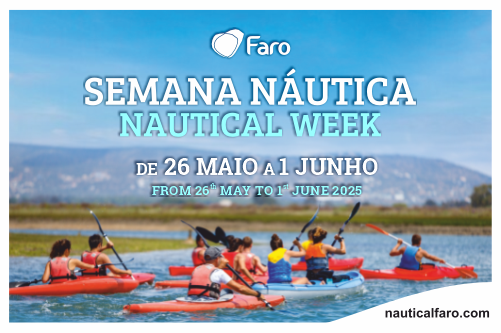 A terceira edição da semana náutica de Faro é 26 de maio a 1 de junho