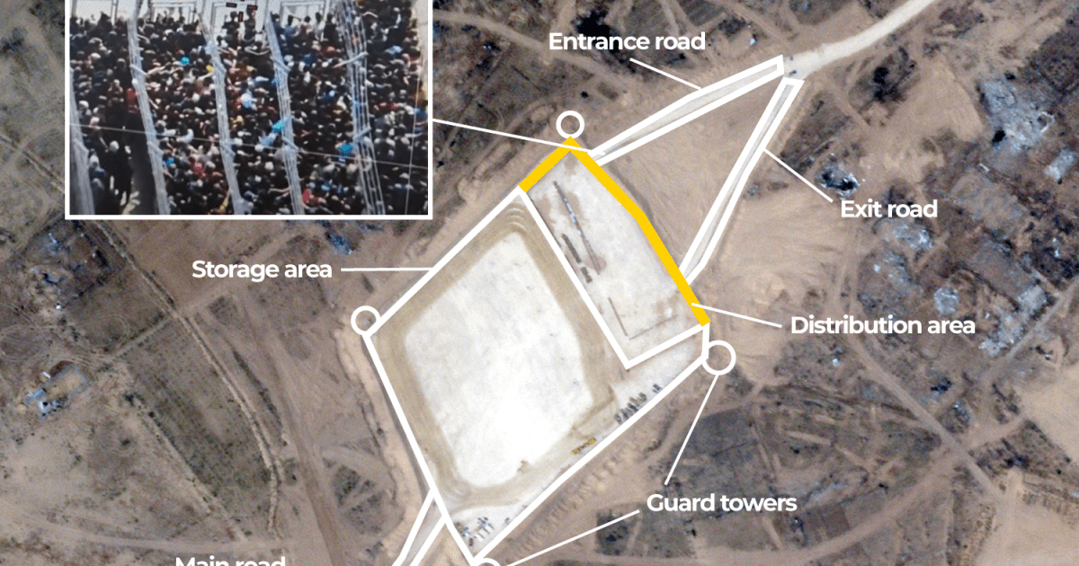 A visual guide on how the turmoil of aid distribution spreads in Gaza | Israel – Palestinian conflict news