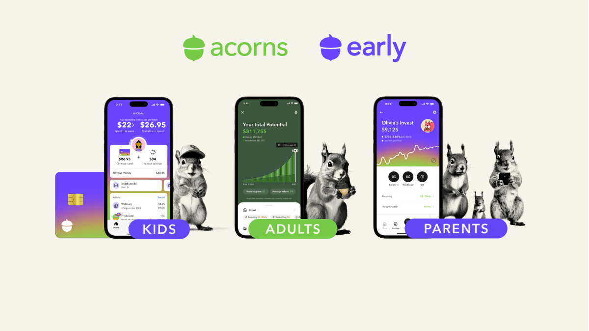 Acorns gain family wealth and digital memory platform early bird