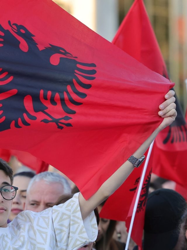 Albanian Prime Minister thanks voters for their landslide victory and pledges EU membership by 2030