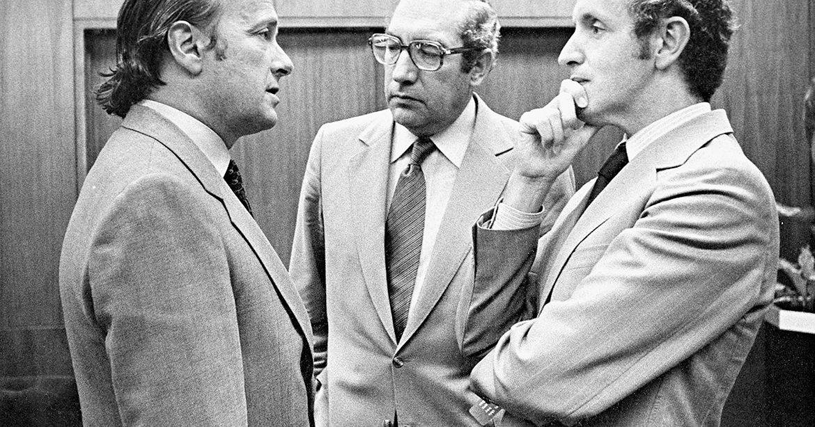 As áreas básicas de Balsmanha e a consempeência de anúncios entre 1981 e 1983: “Emenda constitucional é um dos meus objetivos”