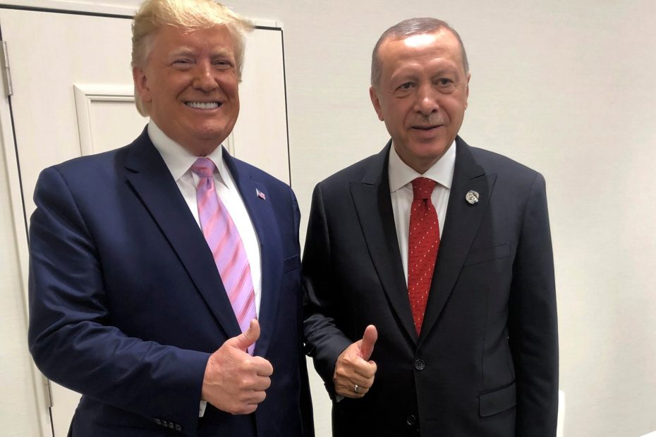 As the plan visits, Trump cheered "productive" calls with Erdogan of Turkiye to call political news
