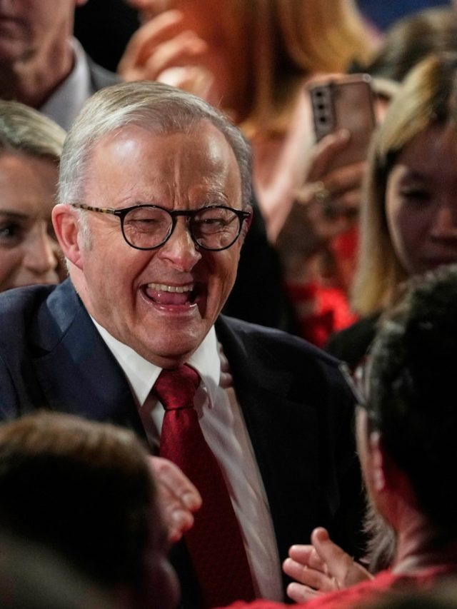 Australia's re-elected prime minister says voters choose unity rather than division