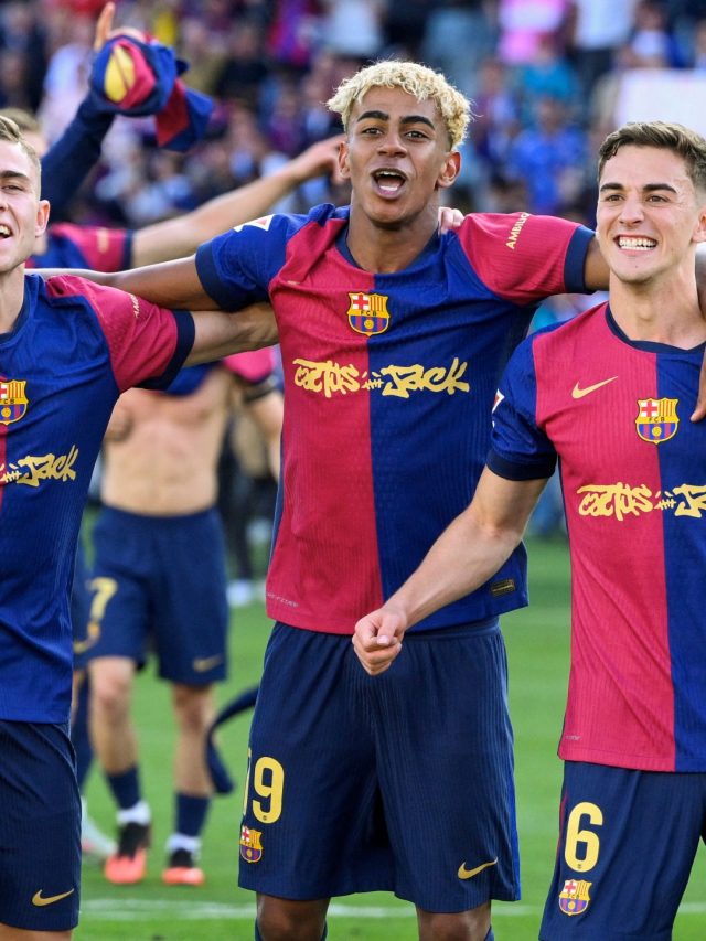 Barcelona beat Real Madrid despite Mbappe's hat-trick Laliga title | Football News