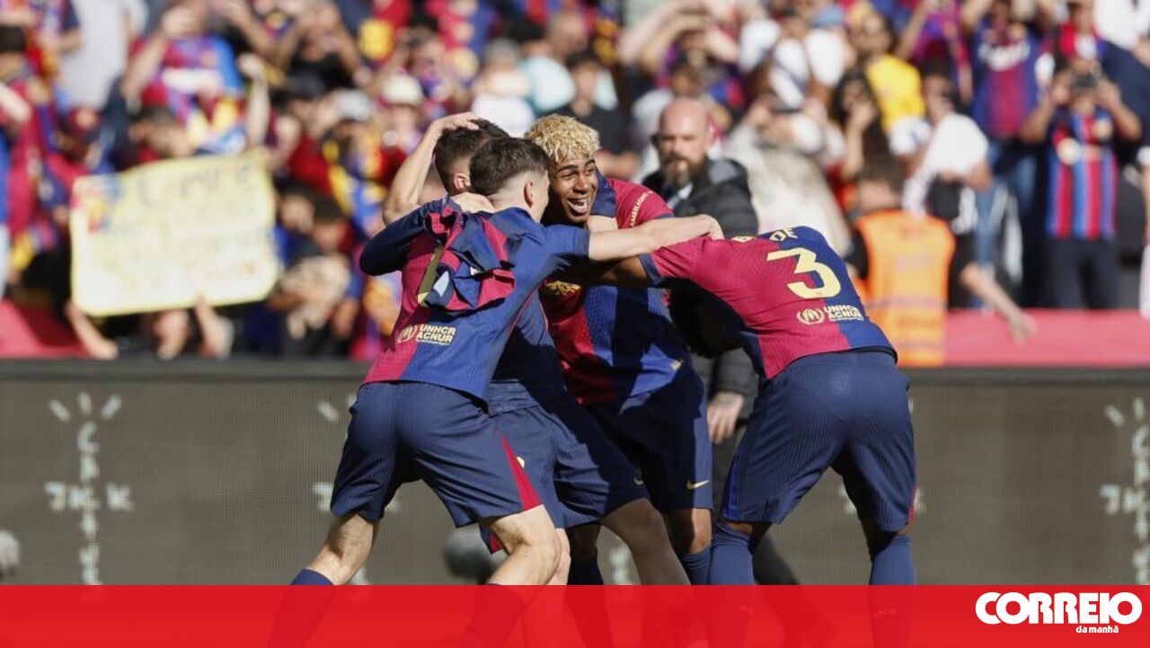 Barcelona venceu o Real Madrid muito perto de se tornar campeão espanhol – futebol