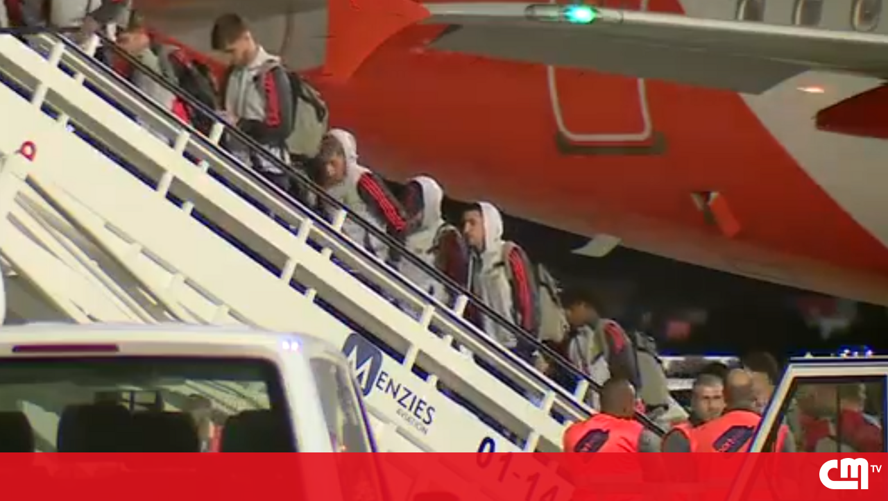 Benfica Player Após um empate com Braga, Cabisba pega o avião voando para trás para Lisboa – Vídeo