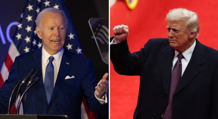 Biden draws Trump