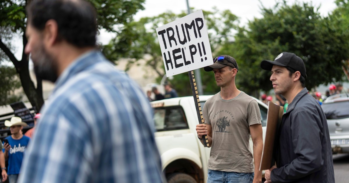 Bishop Church says it won't help resettle white South Africans to grant refugee status in the United States