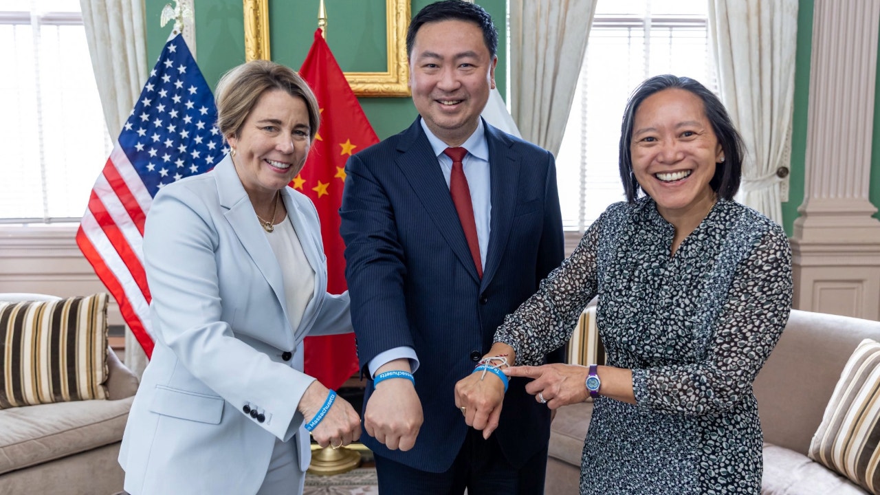 Blue Governor touts meetings with CCP officials up to DEMS