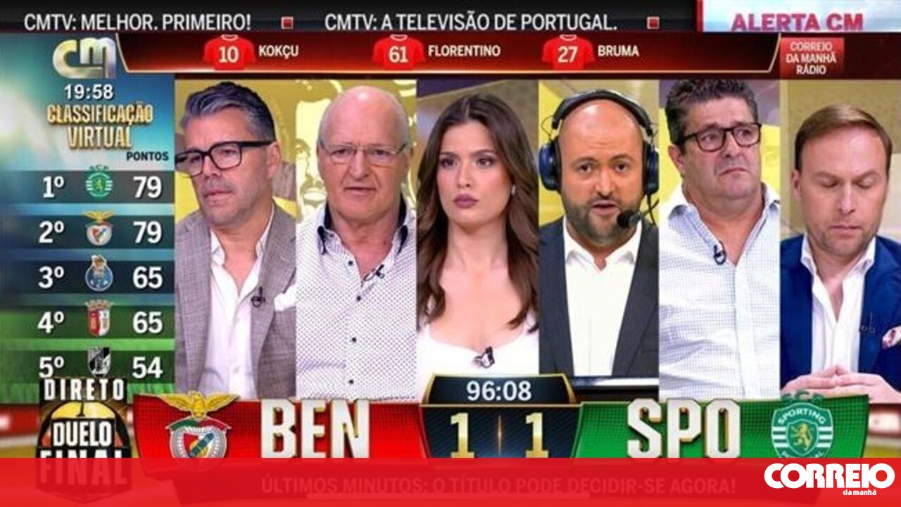 CMTV atingiu TVI e RTP1 no horário nobre, os três programas mais populares do dia – mídia de TV