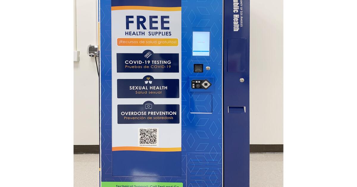 COVID-19 testing, other sanitary products are available for free at 51 kiosks in Los Angeles County. What you need to know