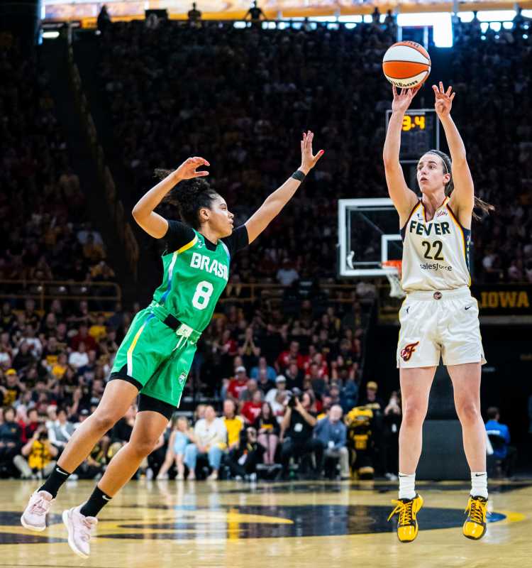 Caitlin Clark Photo Sparks Brazilian Player Odd Requirements