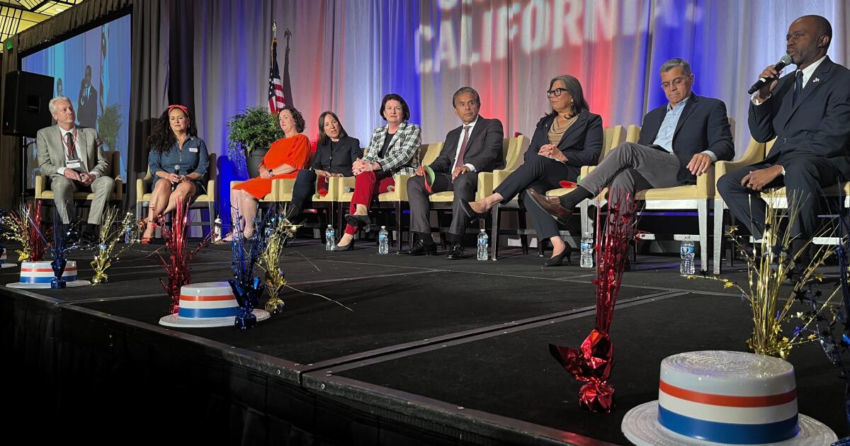 California labor leader BBQ Democrats running for AI governor, benefits for strikers